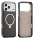 TORRAS Q Pro Leather iPhone 17 Pro Hoesje MagSafe 360° Kickstand Zwart
