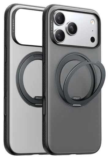 TORRAS O Fitness iPhone 17 Pro Max Hoesje MagSafe 360° Kickstand Zwart afbeelding 8