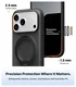 TORRAS O Fitness iPhone 17 Pro Max Hoesje MagSafe 360° Kickstand Zwart afbeelding 7