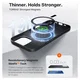 TORRAS Slim Fit Mag Apple iPhone 17 Hoesje MagSafe Back Cover Zwart afbeelding 3