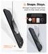 TORRAS Slim Fit Mag Apple iPhone Air Hoesje MagSafe Back Cover Zwart afbeelding 4