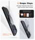 TORRAS Slim Fit Mag Apple iPhone 17 Pro Hoesje MagSafe Back Cover Zwart afbeelding 6