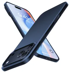 TORRAS Slim Fit Mag Apple iPhone 17 Pro Hoesje MagSafe Back Cover Blauw afbeelding