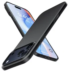 TORRAS Slim Fit Mag iPhone 17 Pro Max Hoesje MagSafe Back Cover Zwart afbeelding