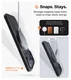 TORRAS Slim Fit Mag iPhone 17 Pro Max Hoesje MagSafe Back Cover Zwart afbeelding 6