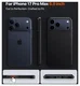 TORRAS Slim Fit Mag iPhone 17 Pro Max Hoesje MagSafe Back Cover Zwart afbeelding 7