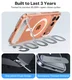 TORRAS Pstand Apple iPhone 17 Pro Max Hoesje MagSafe met Kickstand Transparant afbeelding 7