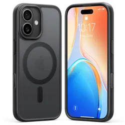 TORRAS Guardian Magnetic iPhone 17 Hoesje MagSafe Back Cover Zwart afbeelding