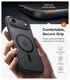 TORRAS Guardian Magnetic iPhone Air Hoesje MagSafe Zwart afbeelding 3