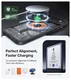 TORRAS Guardian Magnetic iPhone Air Hoesje MagSafe Zwart afbeelding 6