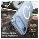 TORRAS Guardian Magnetic iPhone Air Hoesje MagSafe Transparant afbeelding 2