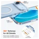 TORRAS Guardian Magnetic iPhone Air Hoesje MagSafe Transparant afbeelding 7