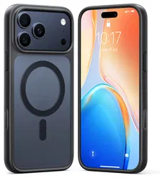 TORRAS Guardian Magnetic iPhone 17 Pro Max Hoesje MagSafe Back Cover Zwart afbeelding