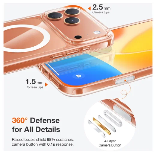 Solidenz Roze Siliconen iPhone 17 Pro Max hoesje met MagSafe Rose Quartz Solidenz Roze Siliconen iPhone 17 Pro Max hoesje met MagSafe Rose Quartz
