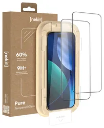 NEKIT Pure iPhone 17 Tempered GRS Glass Installatiebox (2-Pack) afbeelding