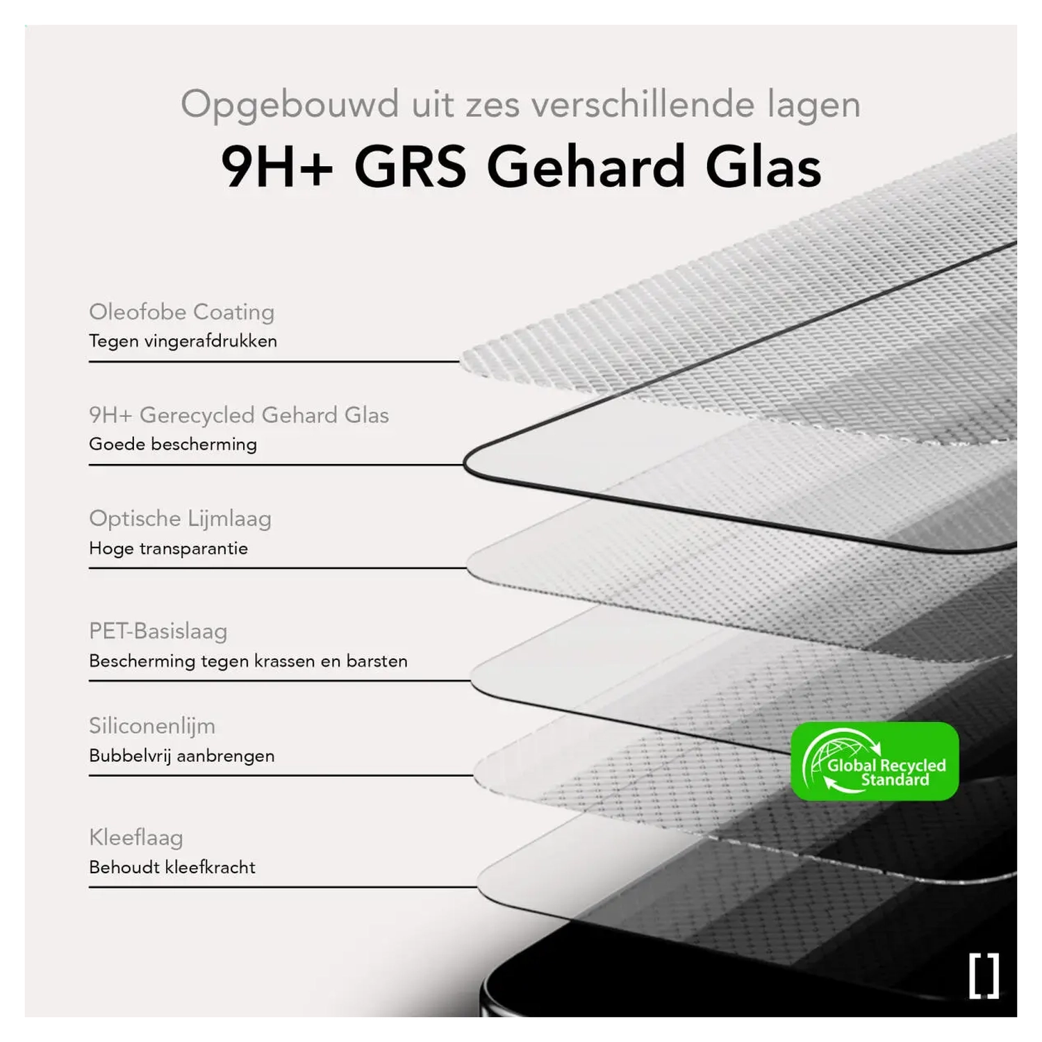 NEKIT Pure iPhone Air Tempered GRS Glass Installatiebox (2-Pack) afbeelding 11