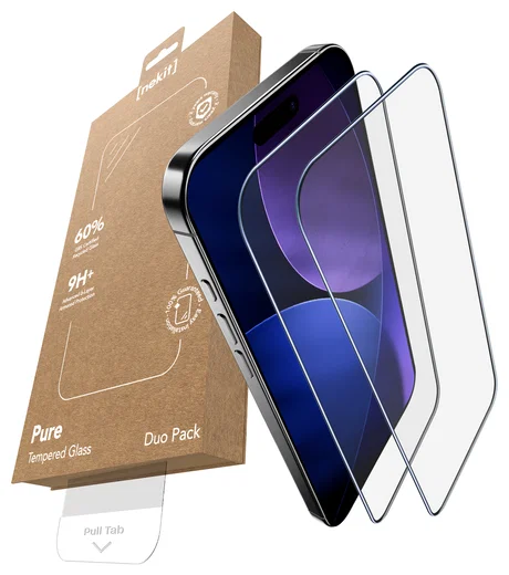 NEKIT Pure iPhone Air Tempered GRS Glass Installatiebox (2-Pack) afbeelding 2