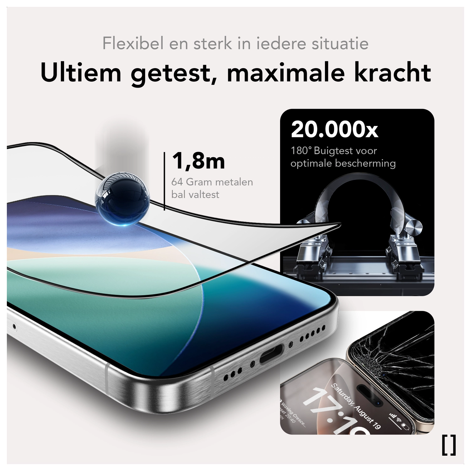 NEKIT Pure iPhone Air Tempered GRS Glass Installatiebox (2-Pack) afbeelding 5
