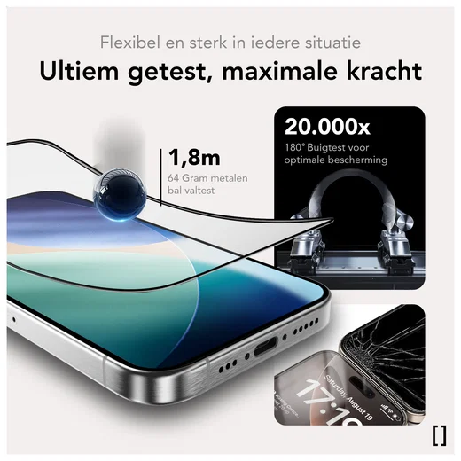 NEKIT Pure iPhone Air Tempered GRS Glass Installatiebox (2-Pack) afbeelding 5