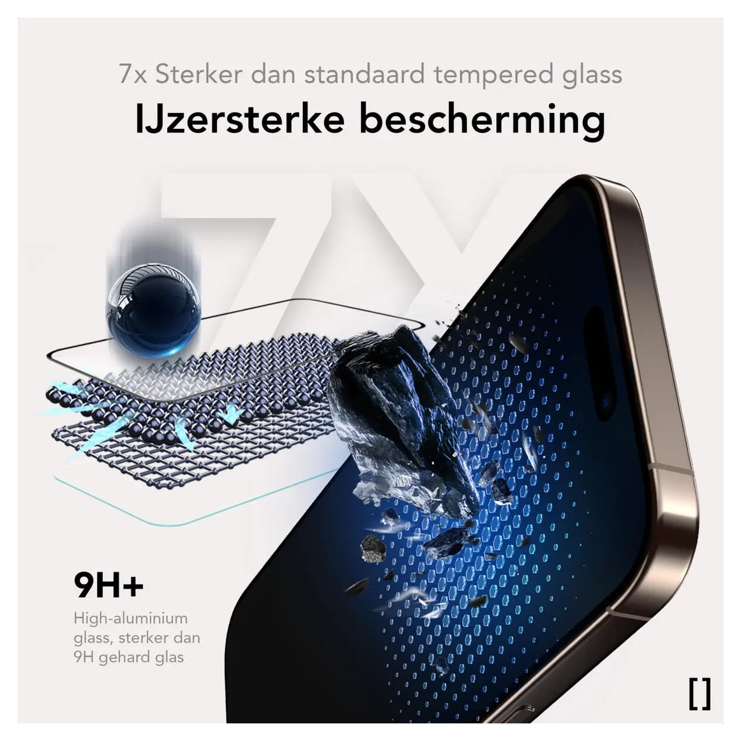 NEKIT Pure iPhone 17 Pro Max Tempered GRS Glass Installatiebox (2-Pack) afbeelding 7