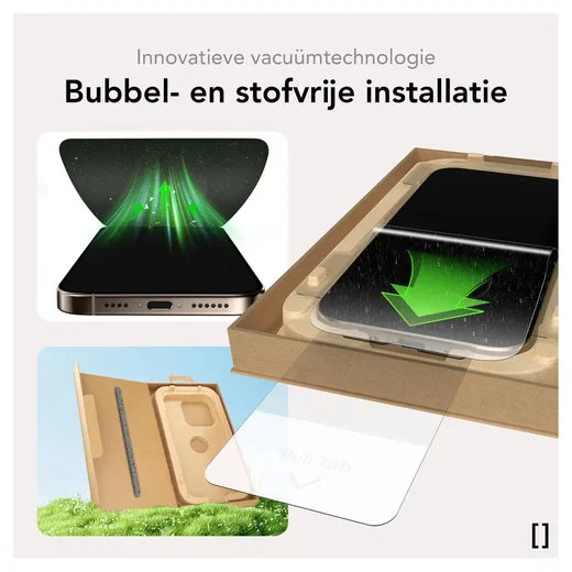 NEKIT Pure iPhone 17 Pro Max Tempered GRS Glass Installatiebox (2-Pack) afbeelding 8
