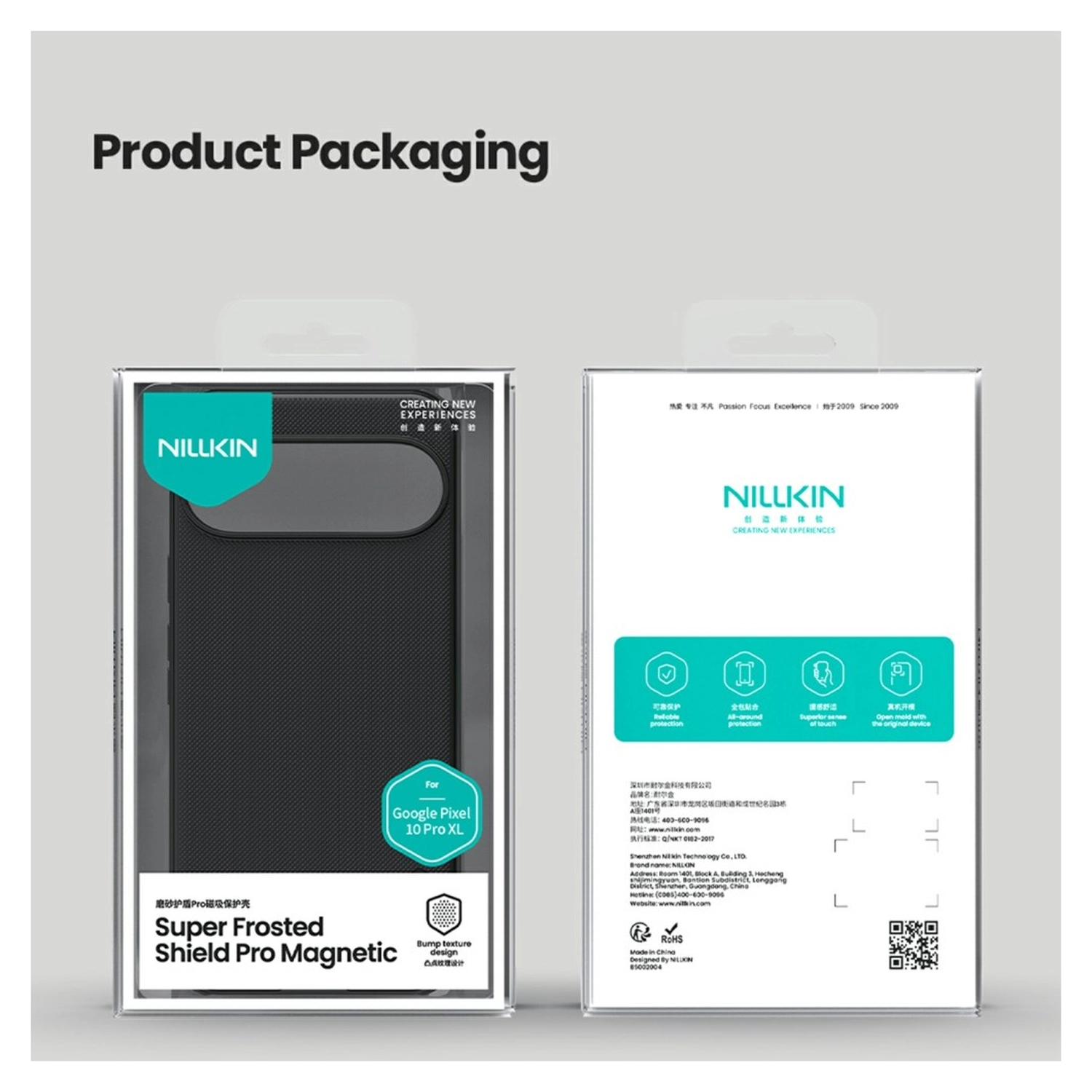 Nillkin Frosted Shield Google Pixel 10 Pro XL Hoesje MagSafe Zwart afbeelding 12