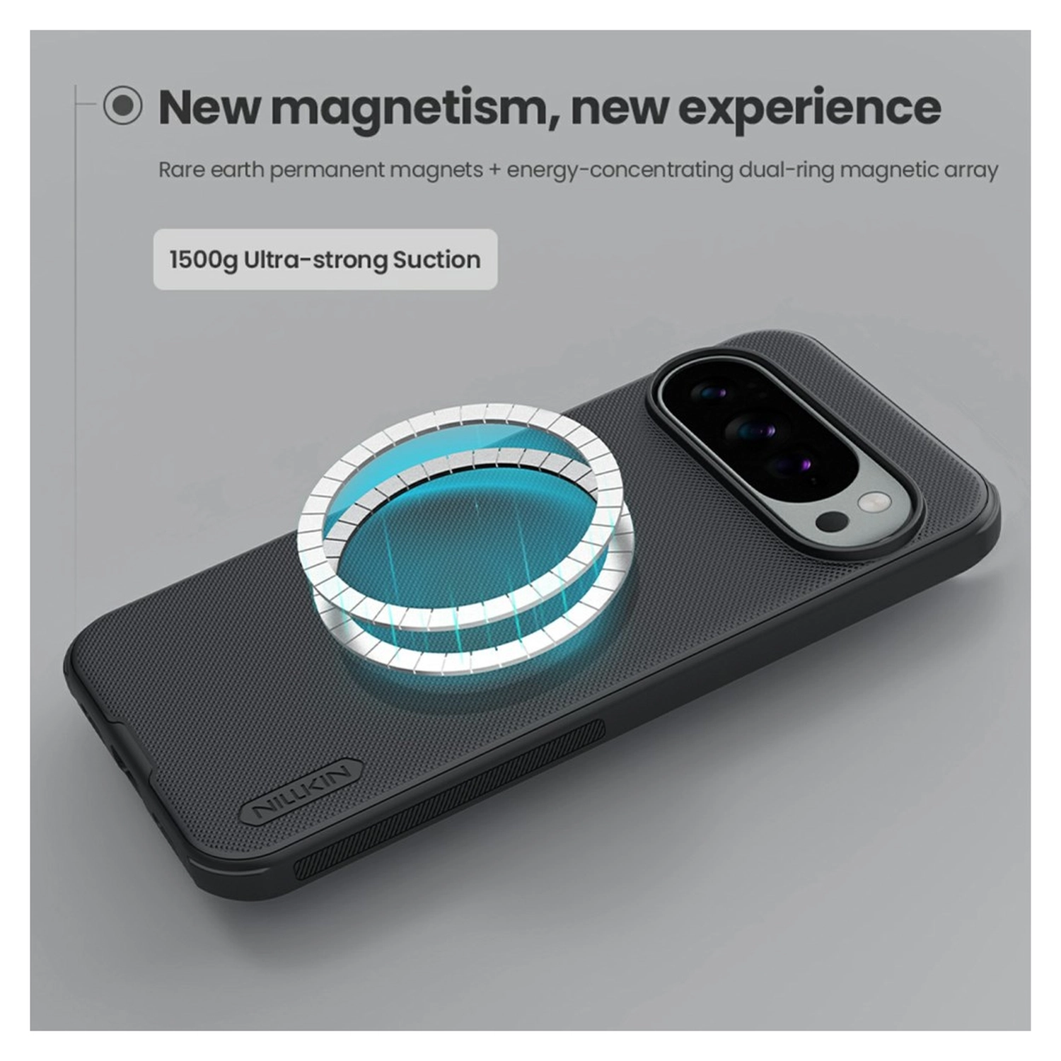 Nillkin Frosted Shield Google Pixel 10 Pro XL Hoesje MagSafe Zwart afbeelding 3