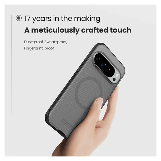 Nillkin Frosted Shield Google Pixel 10 Pro XL Hoesje MagSafe Transparant Zwart afbeelding 4