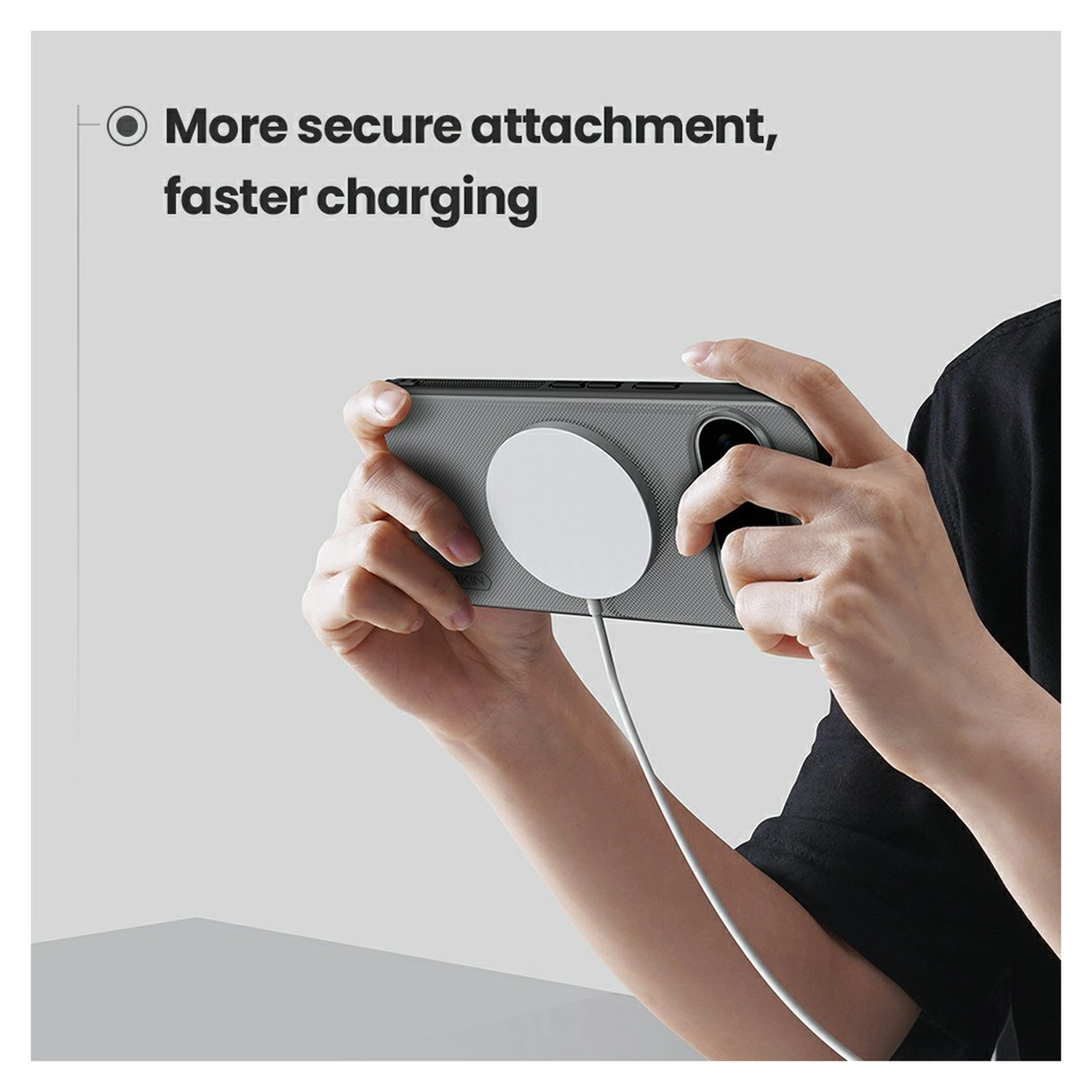 Nillkin Frosted Shield Google Pixel 10 Pro XL Hoesje MagSafe Transparant Zwart afbeelding 5