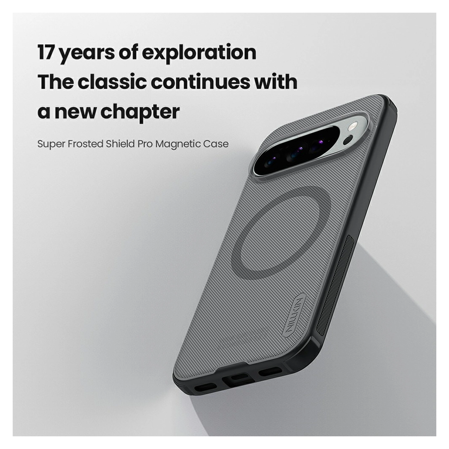 Nillkin Frosted Shield Google Pixel 10 Pro XL Hoesje MagSafe Transparant Zwart afbeelding 6