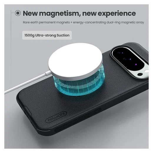 Nillkin Frosted Shield Google Pixel 10 / 10 Pro Hoesje MagSafe Zwart afbeelding 3
