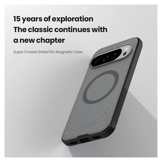 Nillkin Frosted Shield Google Pixel 10 / 10 Pro Hoesje MagSafe Transparant Zwart afbeelding 6