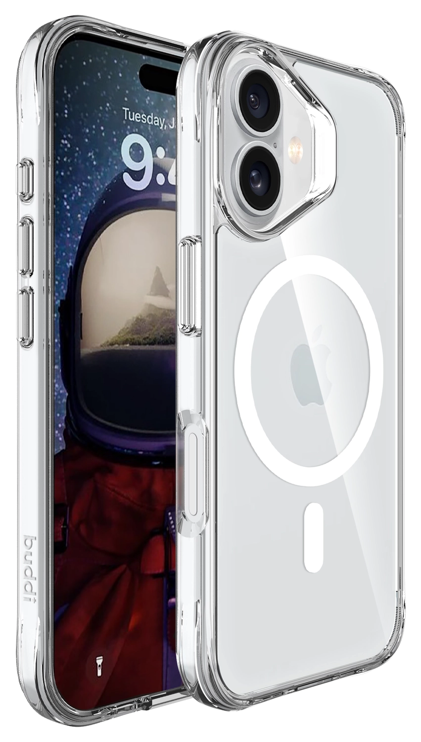 Buddi Core Apple iPhone 17 Hoesje MagSafe Back Cover Transparant afbeelding 9