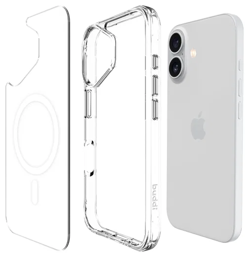 Buddi Core Apple iPhone 17 Hoesje MagSafe Back Cover Transparant afbeelding 10