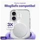 Buddi Core Apple iPhone 17 Hoesje MagSafe Back Cover Matte Transparant afbeelding 4