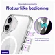 Buddi Core Apple iPhone 17 Hoesje MagSafe Back Cover Matte Transparant afbeelding 6