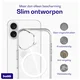 Buddi Core Apple iPhone 17 Hoesje MagSafe Back Cover Matte Transparant afbeelding 7