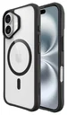 Buddi Hybrid Apple iPhone 17 Hoesje MagSafe Back Cover Transparant Zwart