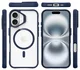 Buddi Hybrid Apple iPhone 17 Hoesje MagSafe Back Cover Transparant Blauw afbeelding 10