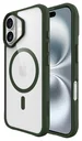 Buddi Hybrid Apple iPhone 17 Hoesje MagSafe Back Cover Transparant Groen