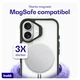 Buddi Hybrid Apple iPhone 17 Hoesje MagSafe Back Cover Transparant Groen afbeelding 4