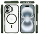 Buddi Hybrid Apple iPhone 17 Hoesje MagSafe Back Cover Transparant Groen afbeelding 10