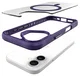Buddi Hybrid Apple iPhone 17 Hoesje MagSafe Back Cover Transparant Paars afbeelding 11