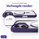 Buddi Hybrid Apple iPhone 17 Hoesje MagSafe Back Cover Transparant Paars afbeelding 6