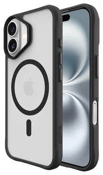 Buddi Hybrid Apple iPhone 17 Hoesje MagSafe Back Cover Matte Zwart