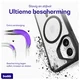 Buddi Hybrid Apple iPhone 17 Hoesje MagSafe Back Cover Matte Zwart afbeelding 3