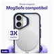 Buddi Hybrid Apple iPhone 17 Hoesje MagSafe Back Cover Matte Blauw afbeelding 4