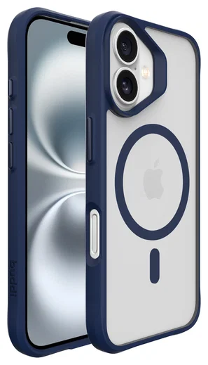 Buddi Hybrid Apple iPhone 17 Hoesje MagSafe Back Cover Matte Blauw afbeelding 9