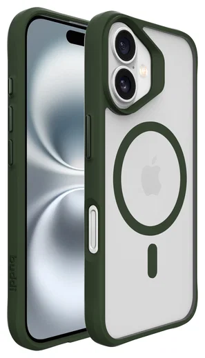 Buddi Hybrid Apple iPhone 17 Hoesje MagSafe Back Cover Matte Groen afbeelding 9