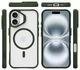 Buddi Hybrid Apple iPhone 17 Hoesje MagSafe Back Cover Matte Groen afbeelding 10